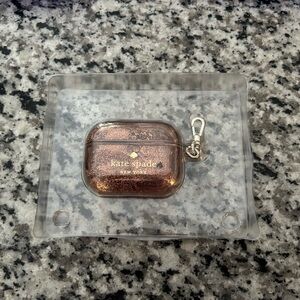 Kate Spade Air Pods Pro Max Case Liquid Glitter